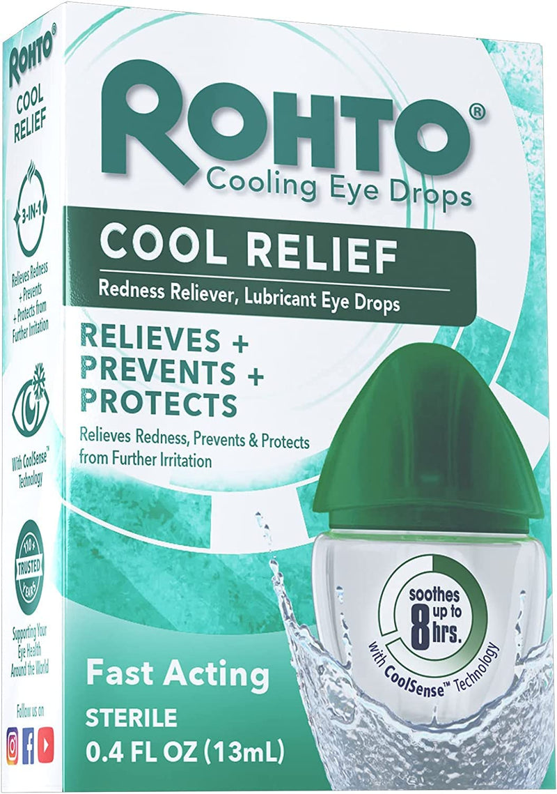 [Australia] - Rohto Cool Redness Relief Eye Drops 0.4 Fl Oz 