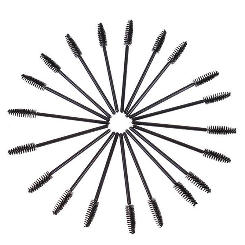 [Australia] - GoWorth 200 PCS Disposable Eyelash Mascara Brushes Makeup Brush Wands Applicator Makeup Kits(Rose Red & Black)… 200 Red & Black 