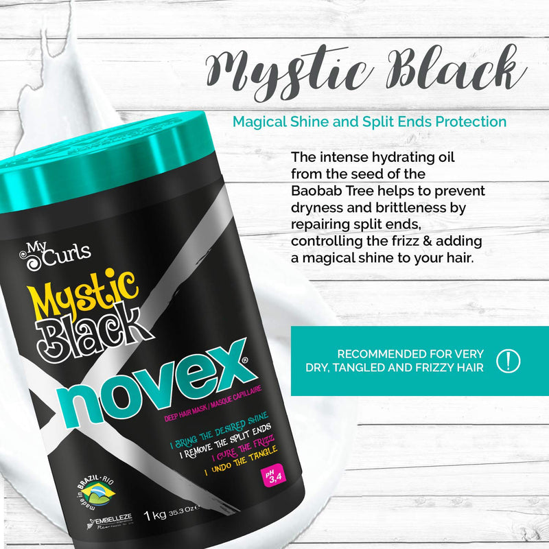 [Australia] - Mystic Black by Novex Hair Mask 1kg 