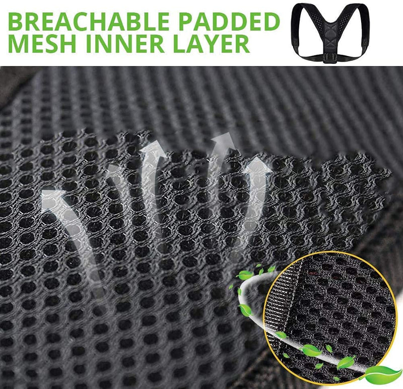 [Australia] - Posture Corrector for Women and Men, Adjustable Back Straightener and Providing Pain Relief from Neck, Back & Shoulder, Breathable Back Support straightener - Regular 