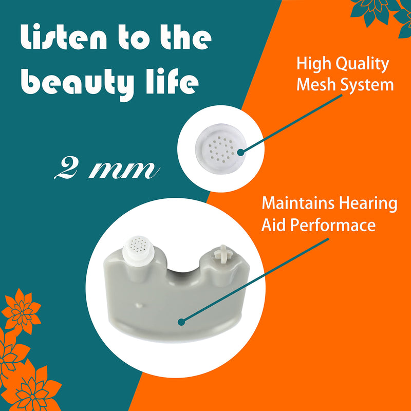 [Australia] - Wax Guards for Oticon ProWax Filters (2mm/4 Pack), Suitable Alta 2, Alta Pro 2, Ria and Nera, No-Wax Wax Guard for Oticon Hearing Aids 