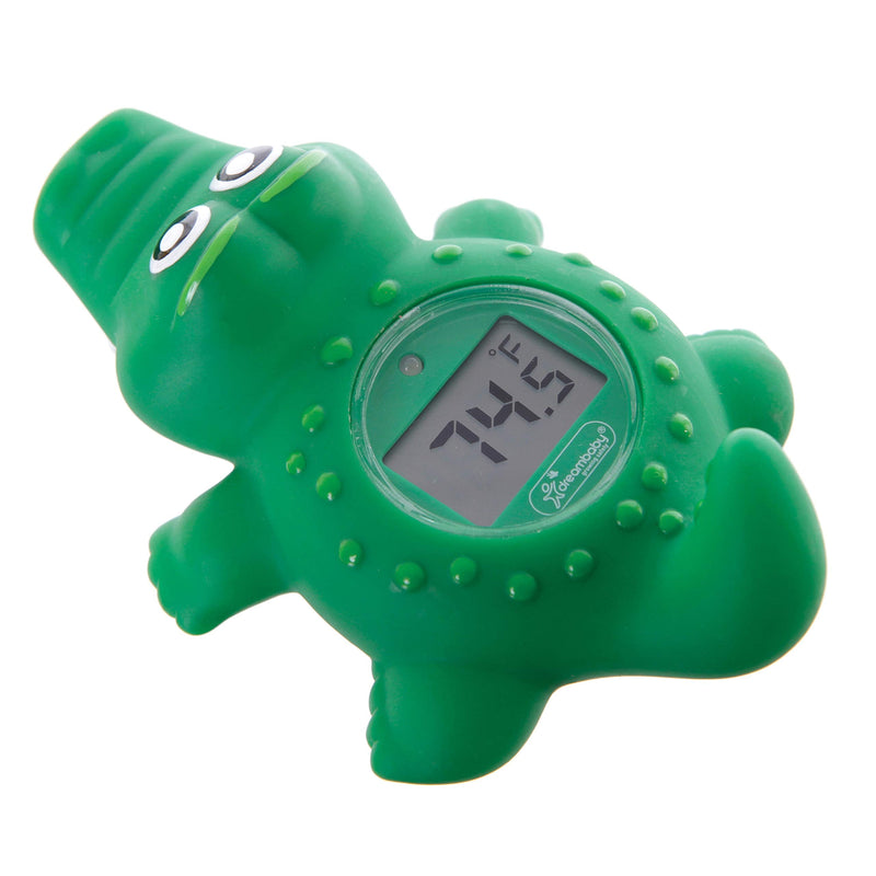 [Australia] - Dreambaby Room and Bath Baby Thermometer Safety Toy - Reliable Temperature Readings - Croc - Model F322 