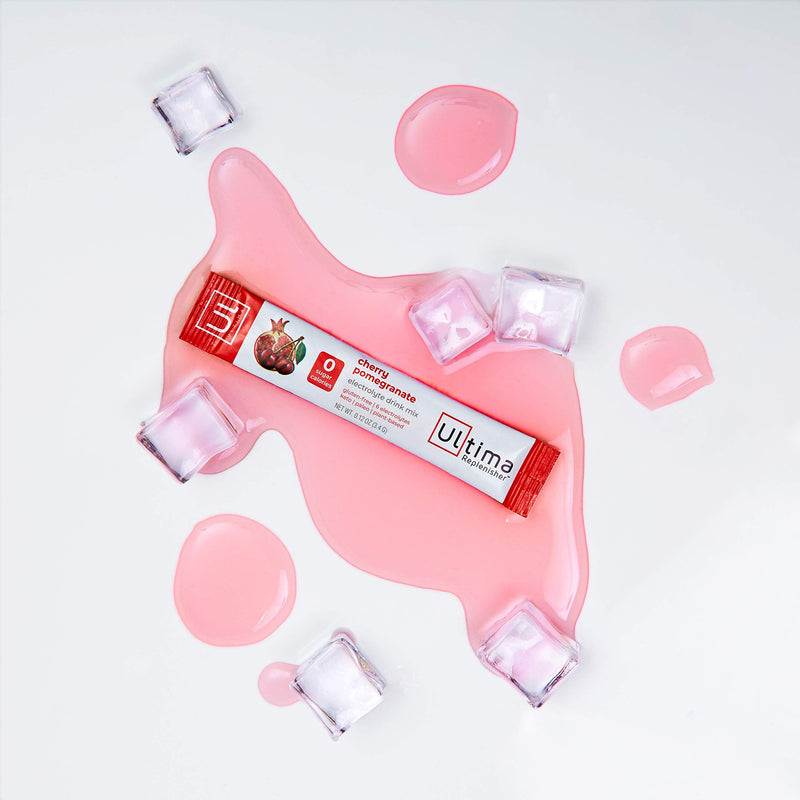 [Australia] - Ultima Replenisher Hydrating Electrolyte Powder, Cherry Pomegrante, 20 Count Box, no Sugar, no Carbs, no Calories, Keto, Gluten-Free, Non-GMO, Vegan 