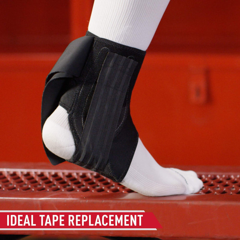 [Australia] - McDavid MD4303-01-25 Phantom Ankle Brace w/Stays & Wraps Black M/L-M/L Medium/Large (Pack of 1) 