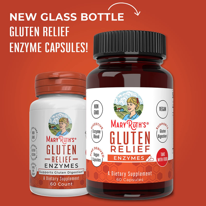 [Australia] - Digestive Support | Up to 2 Month Supply | Gluten Digestive Enzyme | Gluten Enzyme | Supplement for Digesting Gluten | Gut Health Support & Nutrient Absorption | Non-GMO | Gluten Blocker | 60 Count 