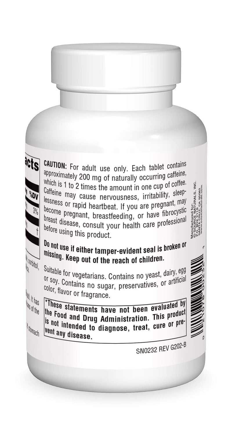 [Australia] - Source Naturals Guarana Energizer 900 mg Caffiene and Energy - 100 Tablets 1 100 Count (Pack of 1) 