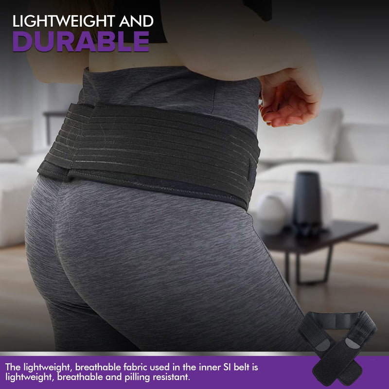 [Australia] - Sacroiliac Support SI Loc Hip Belt for Men and Women Lumbar Lower Back Joint Pelvic Posture Support Large/X Large Large/X-Large (Pack of 1) 