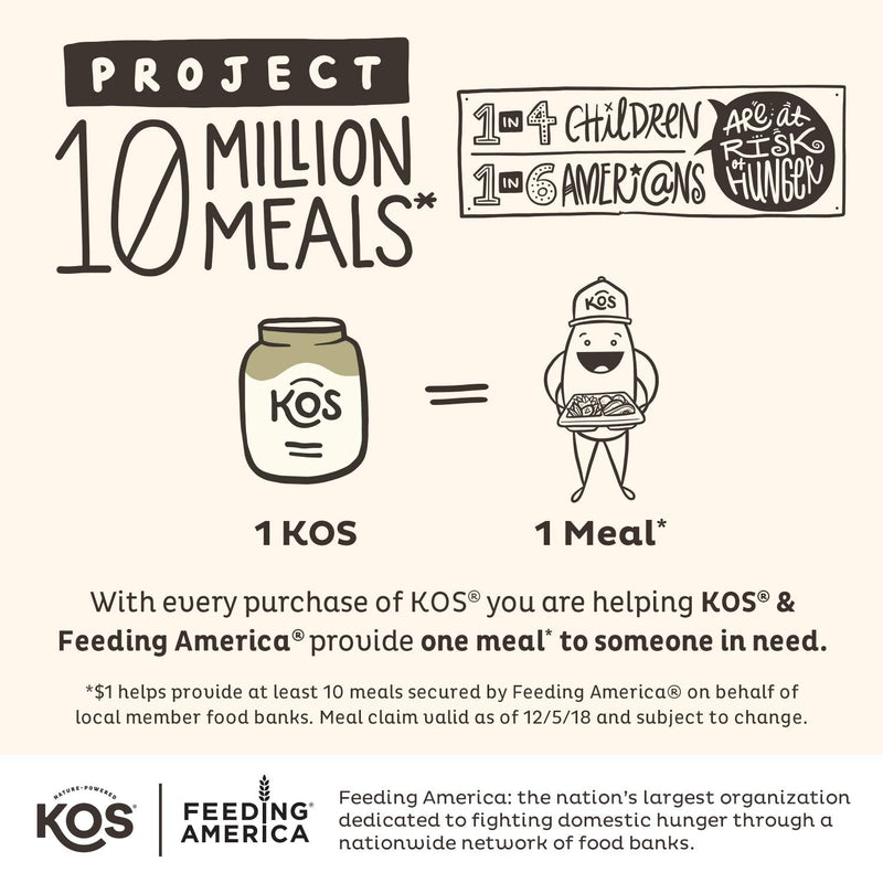 [Australia] - KOS Organic Inulin Powder - Unflavored Inulin Prebiotic Intestinal Support Powder - USDA Organic, Digestive Health Promoting, Gluten Free Plant Based Ingredient, 336g, 112 Servings 