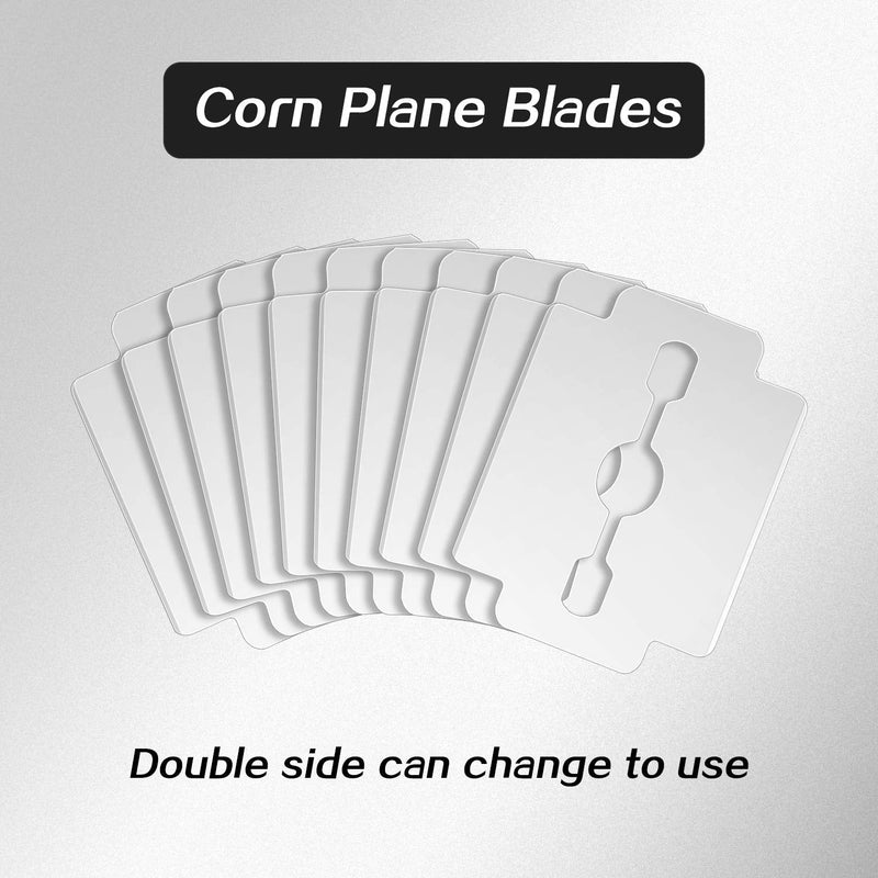 [Australia] - 200 Pieces Callus Shaver Replacement Blades Corn Plane Blades Stainless Steel Blades for Removing Callus Foot Care and Pedicure Tools 