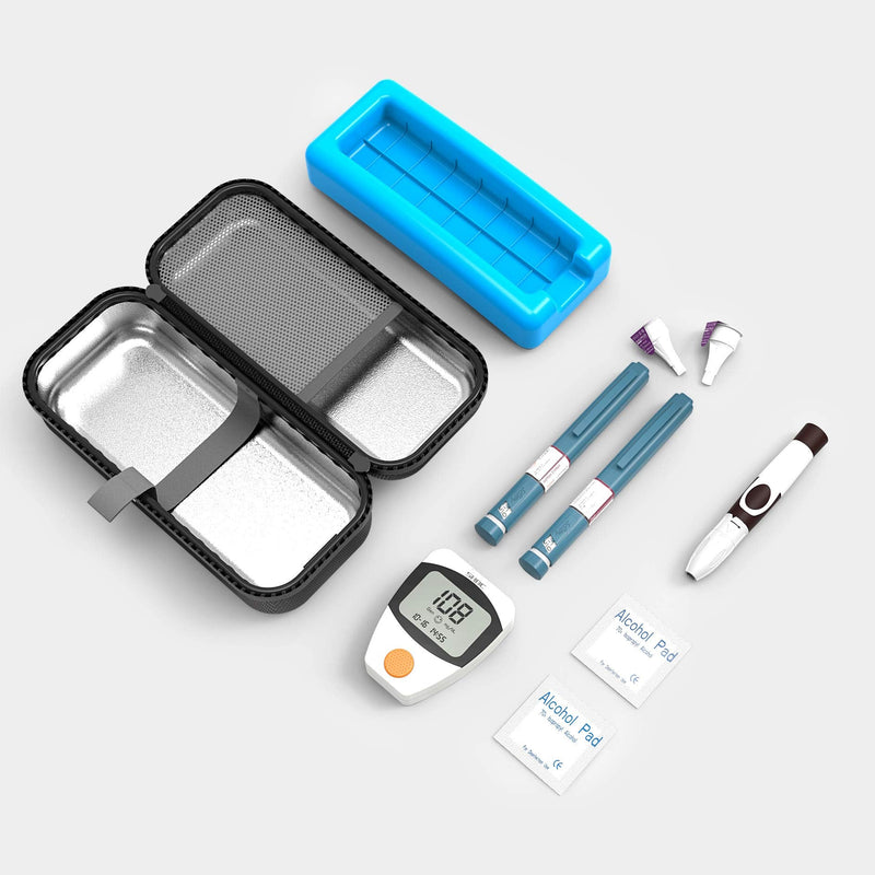 [Australia] - SHBC Insulin Pen Carrying Case Portable Medical Cooler Bag for Diabetes with Protective Ice Brick - Convenient to Changing Needles with Each Injection 