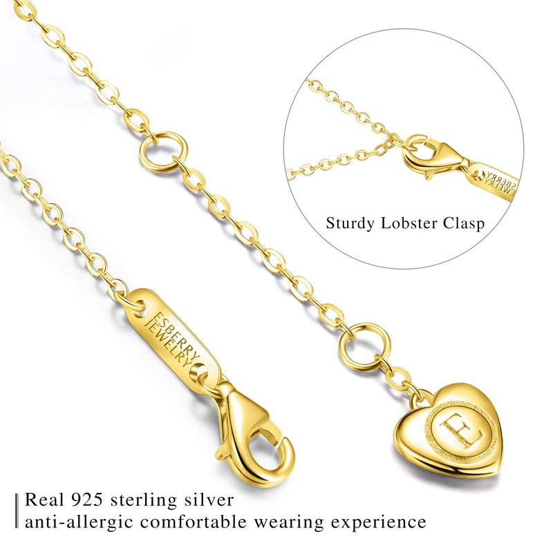 [Australia] - Esberry ✦Gifts for Christmas✦ 18K Gold Plated 925 Sterling Silver 5A Cubic Zirconia CZ Double Circle/Lucky Star Ankle Bracelets Charm Adjustable Foot Jewelry for Women and Teen Girls Star Gold 