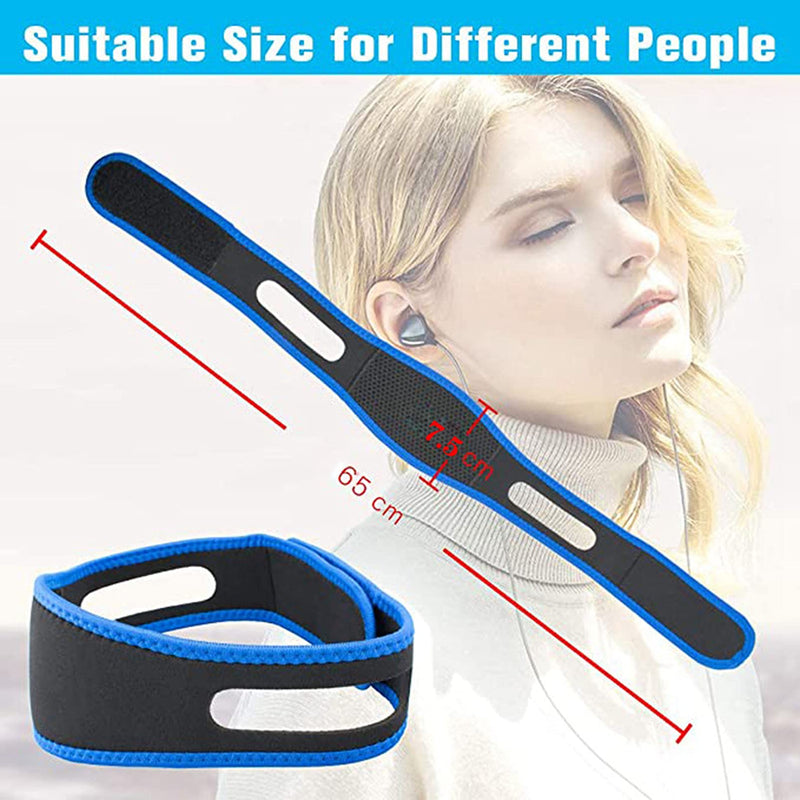 [Australia] - Anti Snoring Chin Strap,Stop Snoring Aids,Naturally Effective Anti Snore Devices,Solution Snore Stopper for Men Women, Effective and Adjustable Stop Snoring Sleep Aid Suitable for Most Face Shapes 