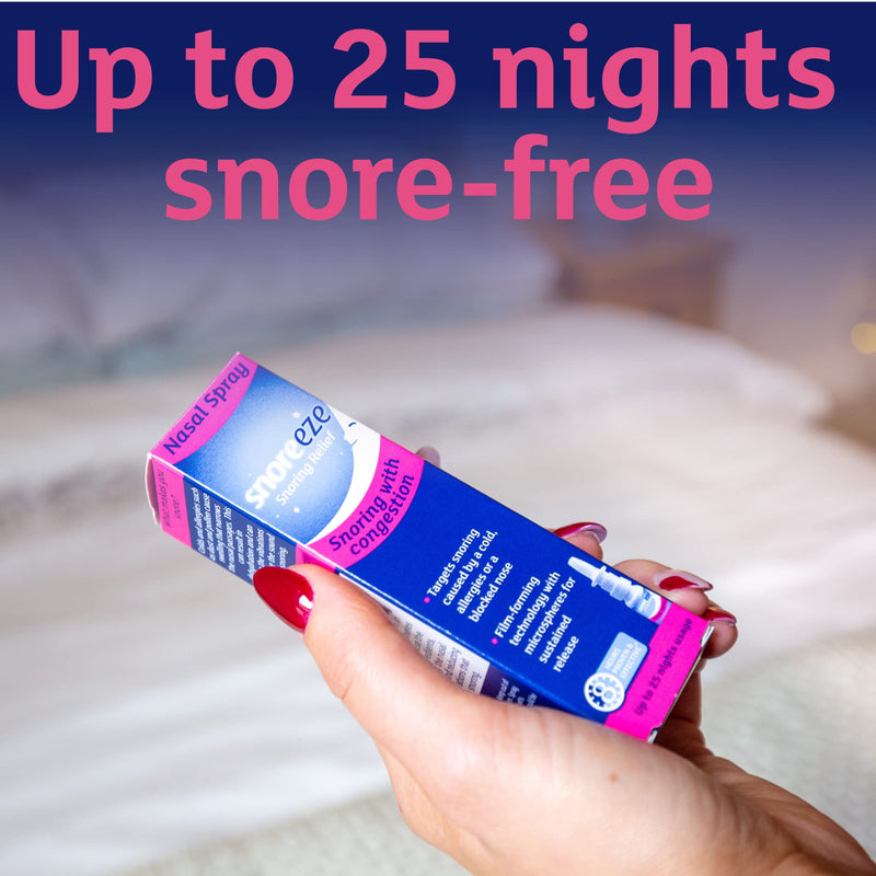 [Australia] - Triple Pack Snoreeze Snoring Relief Nasal Spray - targets snoring caused by a cold, allergies or a blocked nose 
