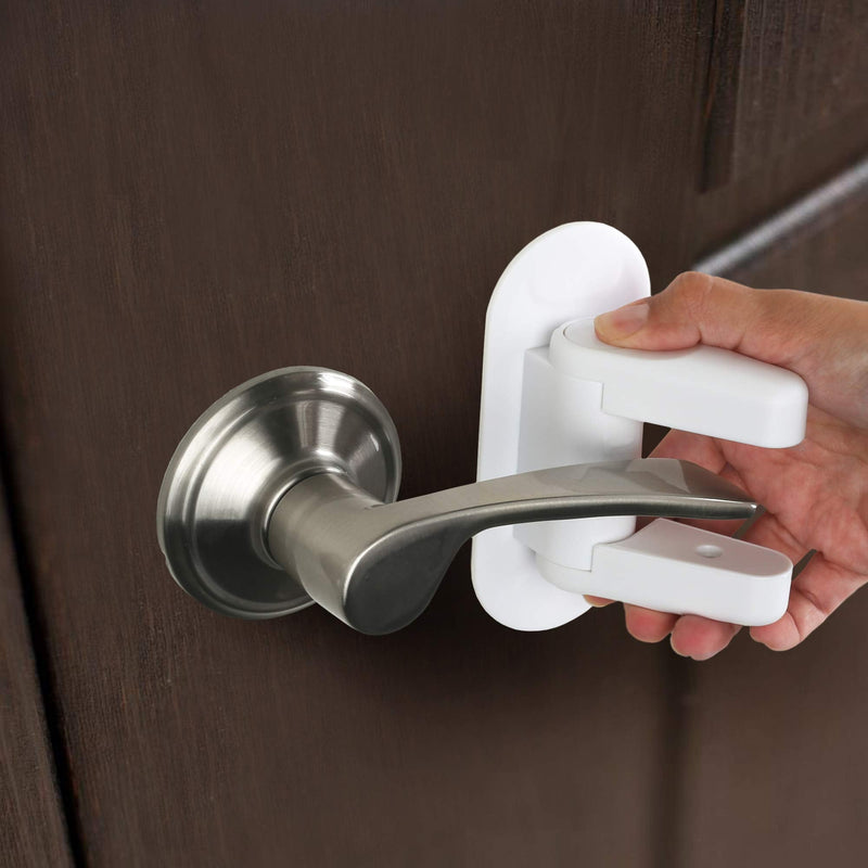 [Australia] - Door Lever Lock (2 Pack) Child Proof Doors & Handles 3M Adhesive - Child Safety By Tuut 