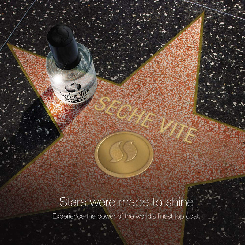 [Australia] - Seche Vite Dry Fast Top Coat for Nail Polish and Manicure (2 pack, 0.5 oz) 