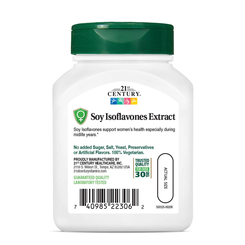[Australia] - 21st Century Soy Isoflavones Veg Capsules, 60Count 