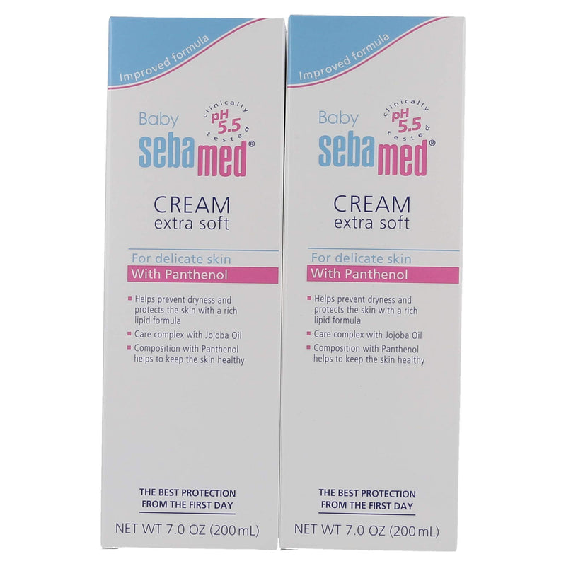 [Australia] - Sebamed Baby Cream Extra Soft, 7 fl. oz, Set of 2 7 Ounce (Pack of 2) 
