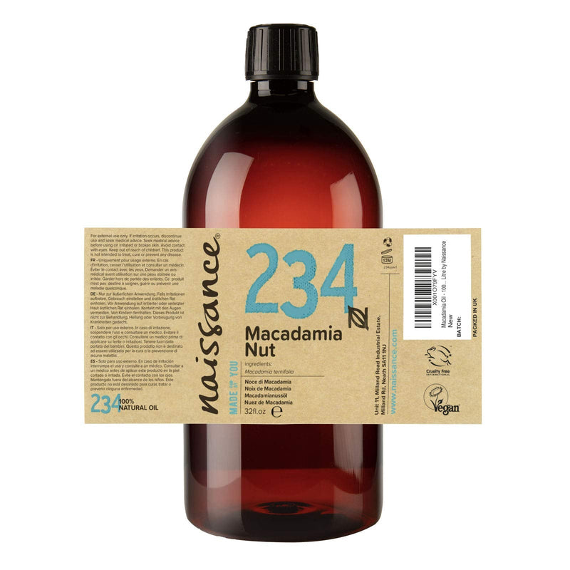 [Australia] - Naissance Macadamia Oil (N¬∫ 234) 1 Litre 100% Pure 