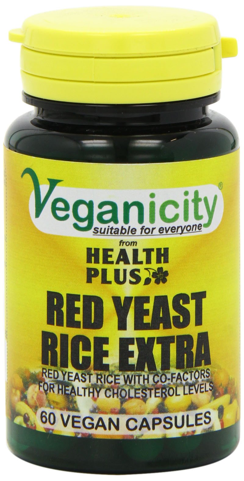 [Australia] - Veganicity Red Yeast Rice Extra Heart Health and Cholesterol Supplement - Pack of 60 Capsules 