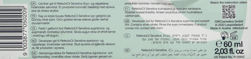 [Australia] - RefectoCil Sensitive Developer Gel 