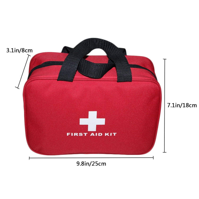 [Australia] - Aoutacc Nylon First Aid Empty Kit,Compact and Lightweight First Aid Bag for Emergency at Home, Office, Car, Outdoors, Boat, Camping, Hiking(Bag Only) 1 
