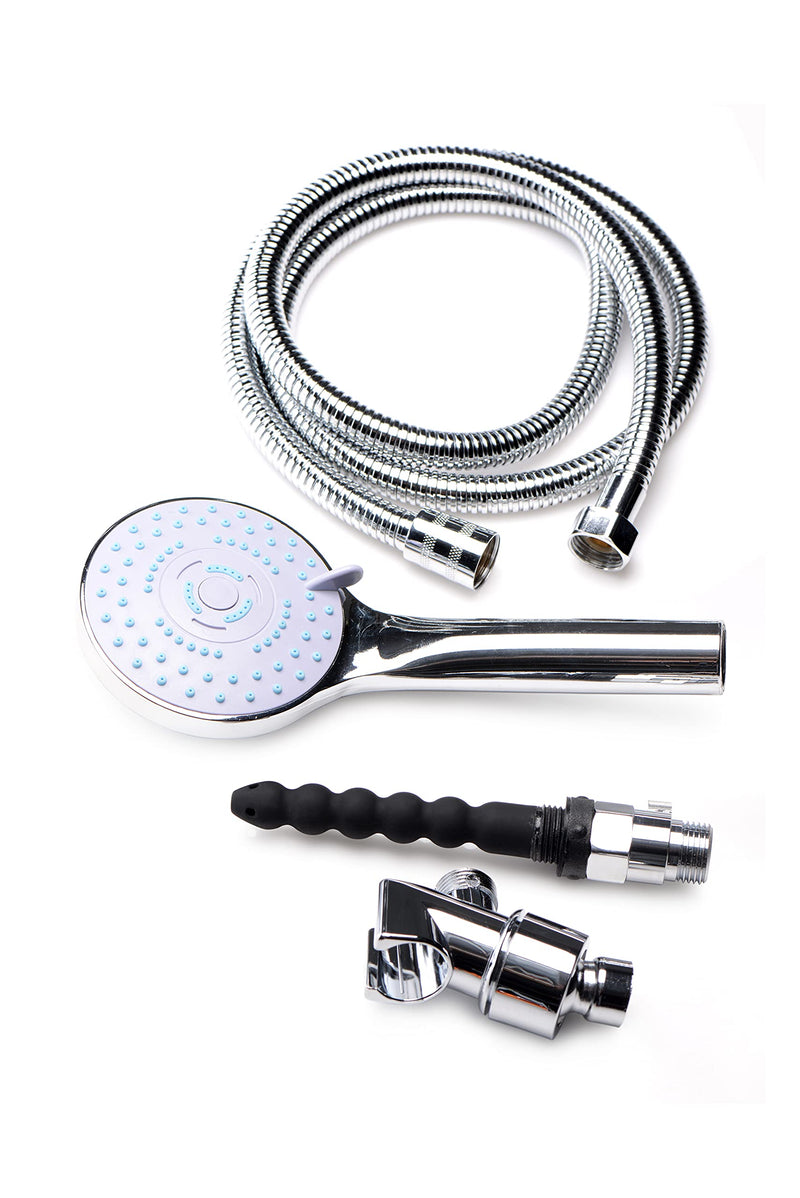 [Australia] - Cleanstream Discreet Silicone Shower Enema Set, Black 