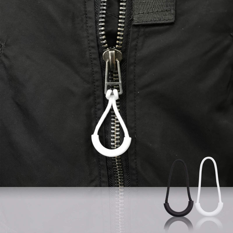 [Australia] - DailyTreasures Button Hook and Zipper Pull, Button Hook Dressing Aid with 8Pcs Zipper Pulls, Button Assist Device with Non-Slip Ribbed Handle for Seniors, Arthritis Sufferers-Shirt, Dress, Collar 