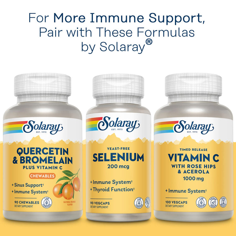 [Australia] - Solaray OptiZinc 30 mg, Supports Immune & Endocrine Systems & Cellular Health, with Methionine & B6, 60 Serv, 60 VegCaps 