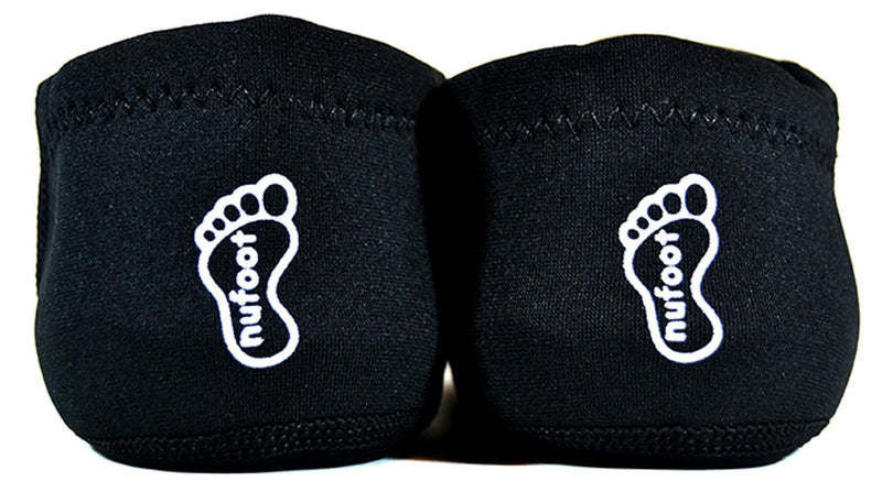 [Australia] - NuFoot Booties Men's Shoes, Best Foldable & Flexible Footwear, Fold and Go Travel Shoes, Yoga Socks, Indoor Shoes, Slippers, Black, Large Large (Pack of 1) 