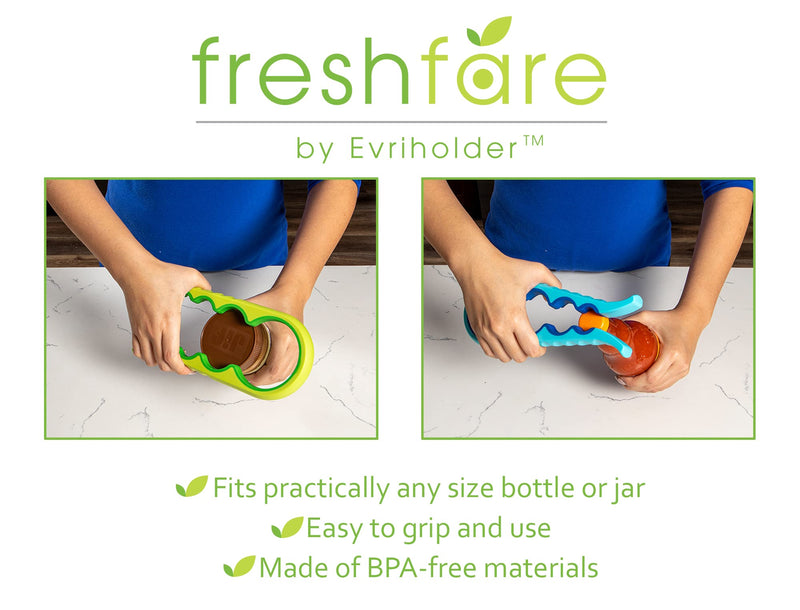 [Australia] - Evriholder Easi-Twist 2pk, Easy Grip Jar Openers, Pack of 2, Colors May Vary 2 Pack 