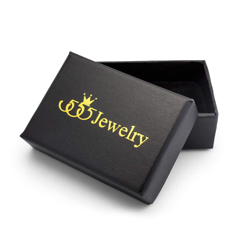 [Australia] - 555Jewelry Stainless Steel Dainty Tri Star Necklace Pendant for Women & Girls Silver 