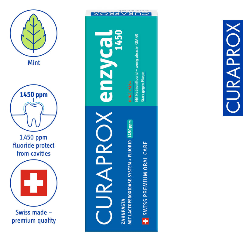 [Australia] - CURAPROX Enzycal 1450Ppm Toothpaste, 75 ml 
