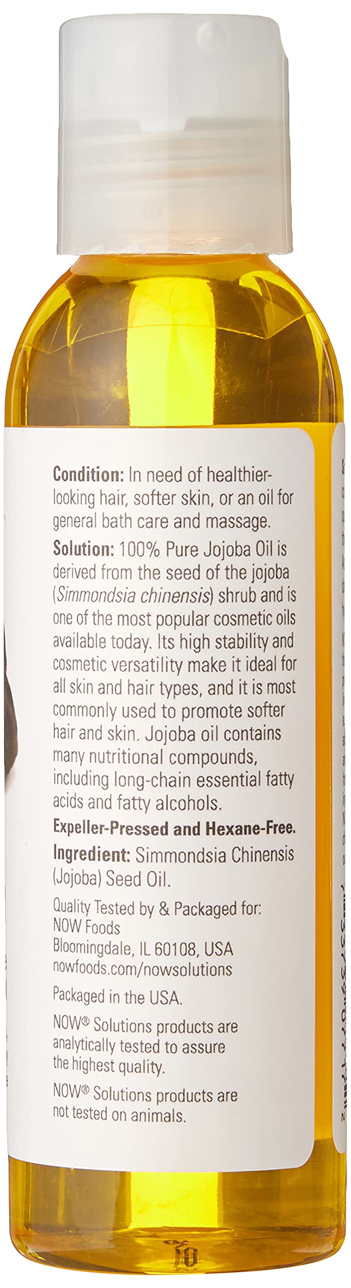 [Australia] - Now Foods, Oil Moisturizing Jojoba, 4 Fl Oz 