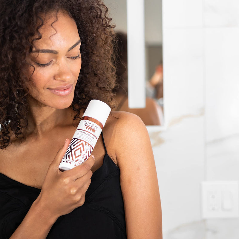 [Australia] - Skinny Tan Wonder Serum Anti-Ageing Tanning Serum 145ml |Tanning Serum with Youth Boosting Q10 and Vitamin E | Cruelty Free & Vegan Skincare for Radiant Natural Glow 