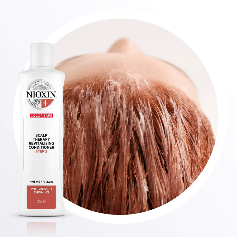 [Australia] - Nioxin 3-Step Kit System 4 - Colored Hair and Scalp Care Treatment – (Shampoo 150 ml, Conditioner 150 ml and Treatment 40 ml) 