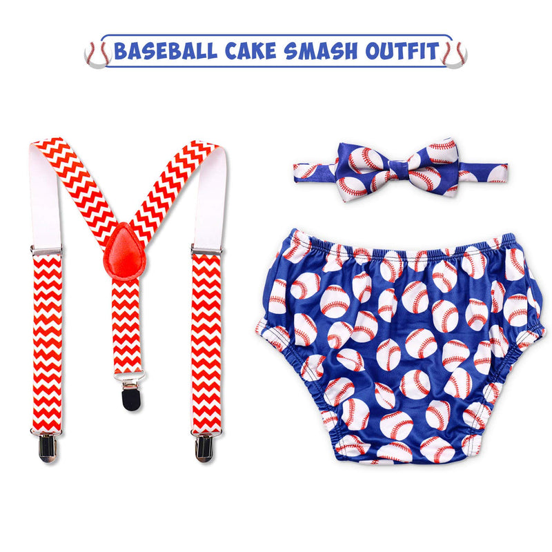[Australia] - Cake Smash Outfit for Baby Boys 1st Birthday Diaper Cover Lumberjack Farm Safari Jungle Animal Baseball Cake Smash Outfit 