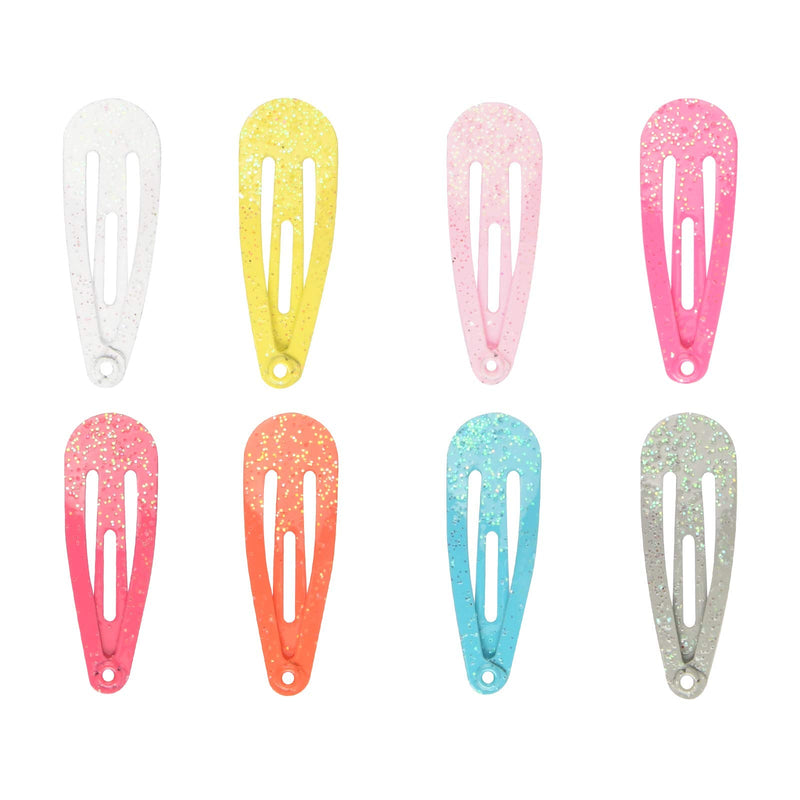 [Australia] - Girls Hair Clips, Funtopia 80 Pcs 1.2 Inch Toddler Hair Clips Mini Metal Snap Hair Clips for Little Girls Baby Kids, Colorful Small Hair Barrettes Hair Accessories for Fine Hair 80 Count (Pack of 1) 