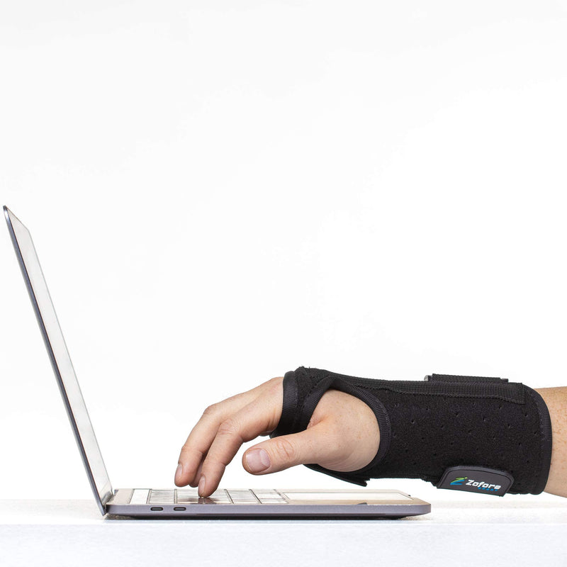 [Australia] - Carpal Tunnel Wrist Brace Support and Metal Splint Stabilizer [Single] - Helps Relieve Tendinitis Arthritis Carpal Tunnel Pain - Reduces Recovery Time for Men Women - Left Wrist Brace (L/XL) Left Hand Large/X-Large (Pack of 1) 