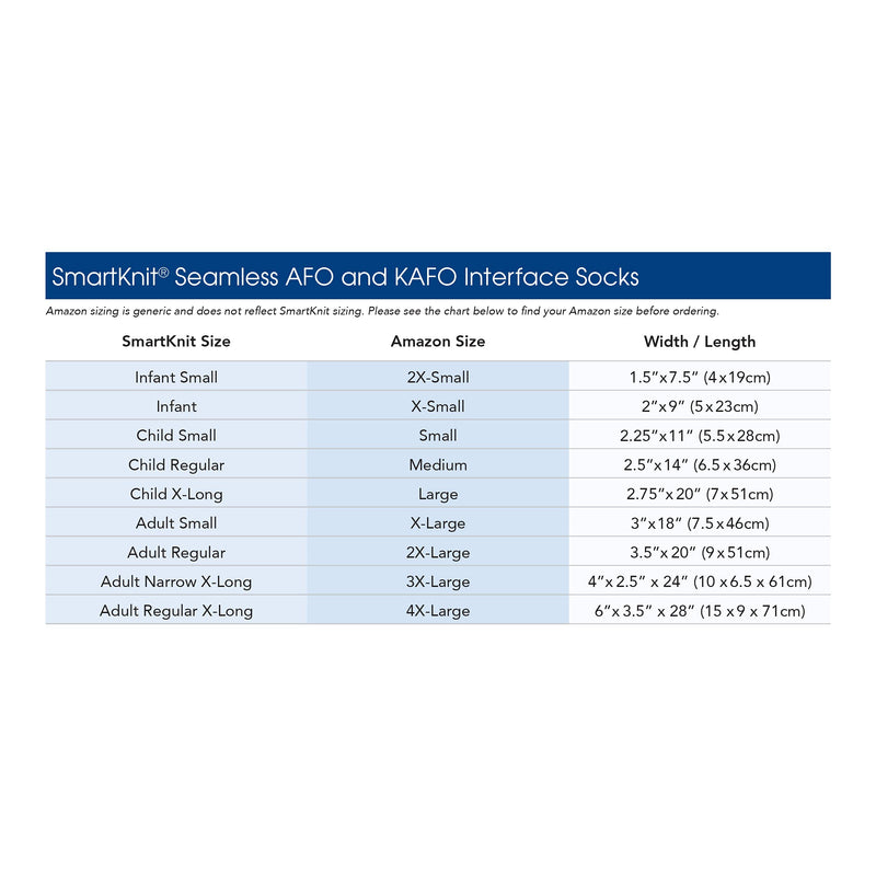 [Australia] - SmartKnit Seamless AFO Interface Socks 3 Pack - Adult Sizes XX-Large White/White/Gray 