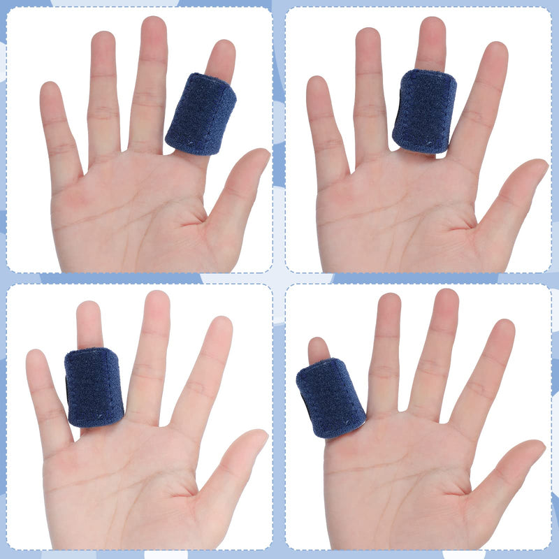 [Australia] - 12 Pcs Finger Splints for Trigger Finger Adjustable Thumb Splint Middle Finger Brace Index Finger Supporter for Broken Strained and Sprained Finger Protection 