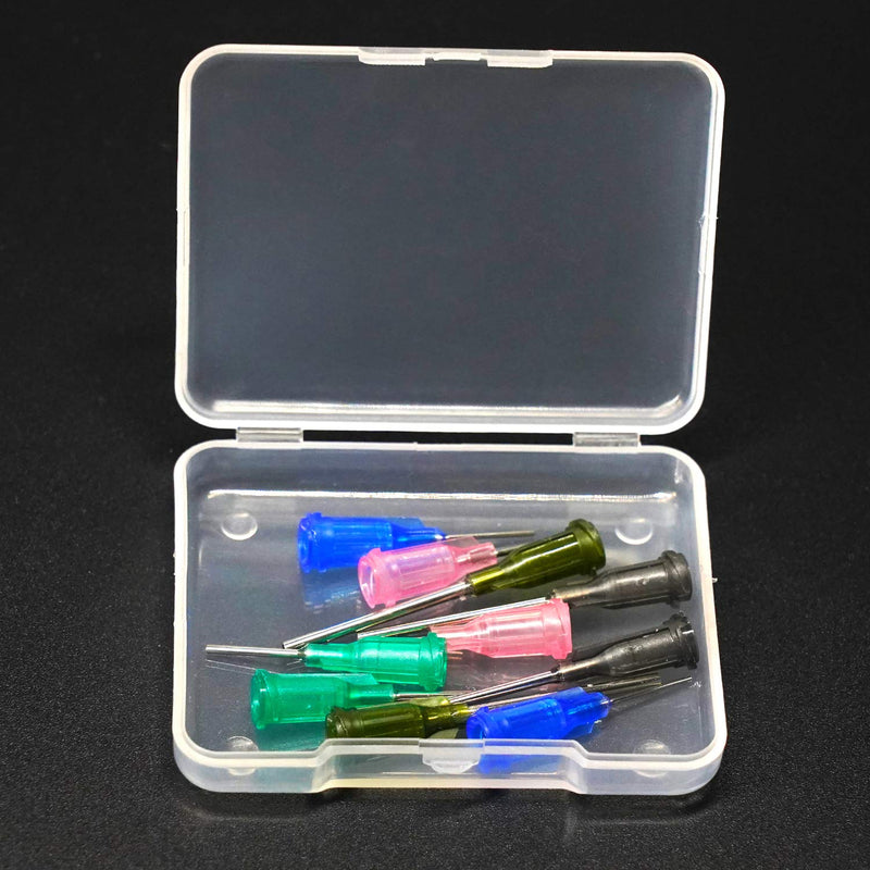 [Australia] - 30Milliliter Precision Applicator Bottle with Blunt Tip Needle and Cap|14ga 16ga 18ga 20ga 22ga Blunt Needles|Oil Dropper Bottle, Glue Applications, Acrylic Painting, 8 Pcs 