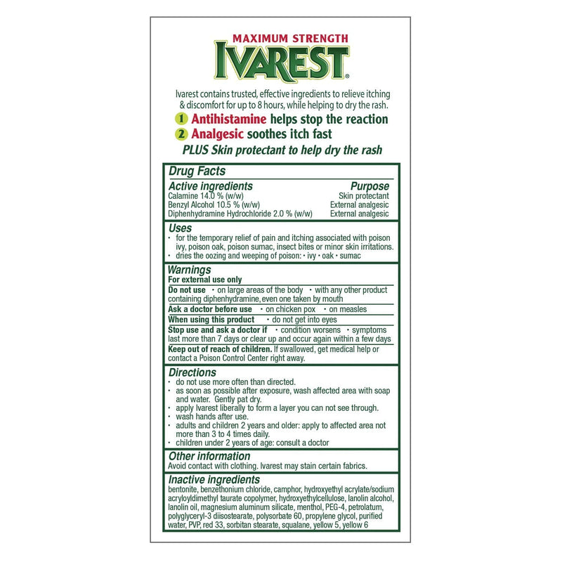 [Australia] - Ivarest Anti-Itch Cream, Maximum Strength, Medicated, 2 Ounce 2 Ounce (Pack of 1) 
