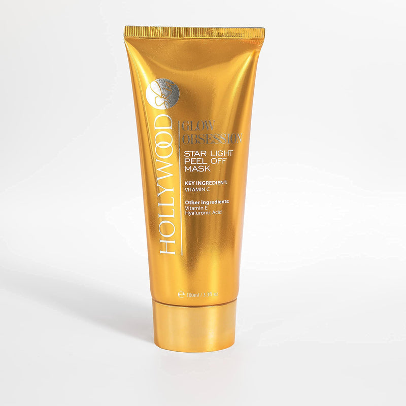 [Australia] - GLOW OBSESSION 20% Vitamin C peel off mask. For instantly more radiant & glowing skin, with 10% Hyaluronic acid, 1% Vitamin E, Aloe vera, Collagen and Jojoba oil. 100ml 1 Bottle 