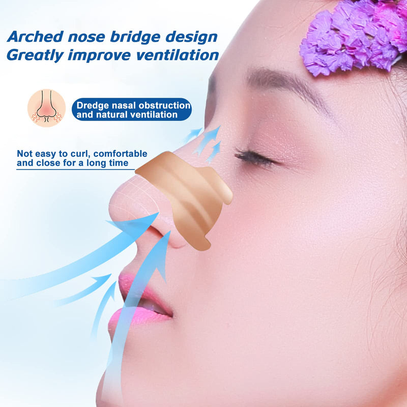 [Australia] - 100 Count Nasal Strips Breath Easy Anti Snoring Improve Sleeping (66mm*19mm) 100 