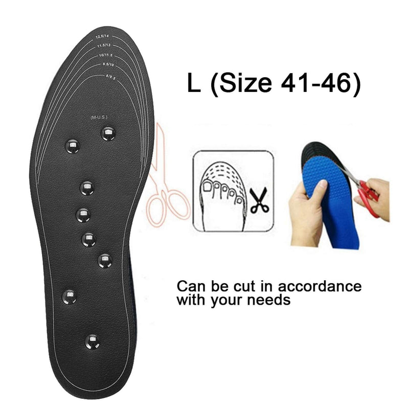 [Australia] - Magnetic Therapy Magnets Premium Health Care Foot Massage for Foot Shoes for Men/Women Comfort pad Magnets Insoles(S(35-40)) S( 35-40) 