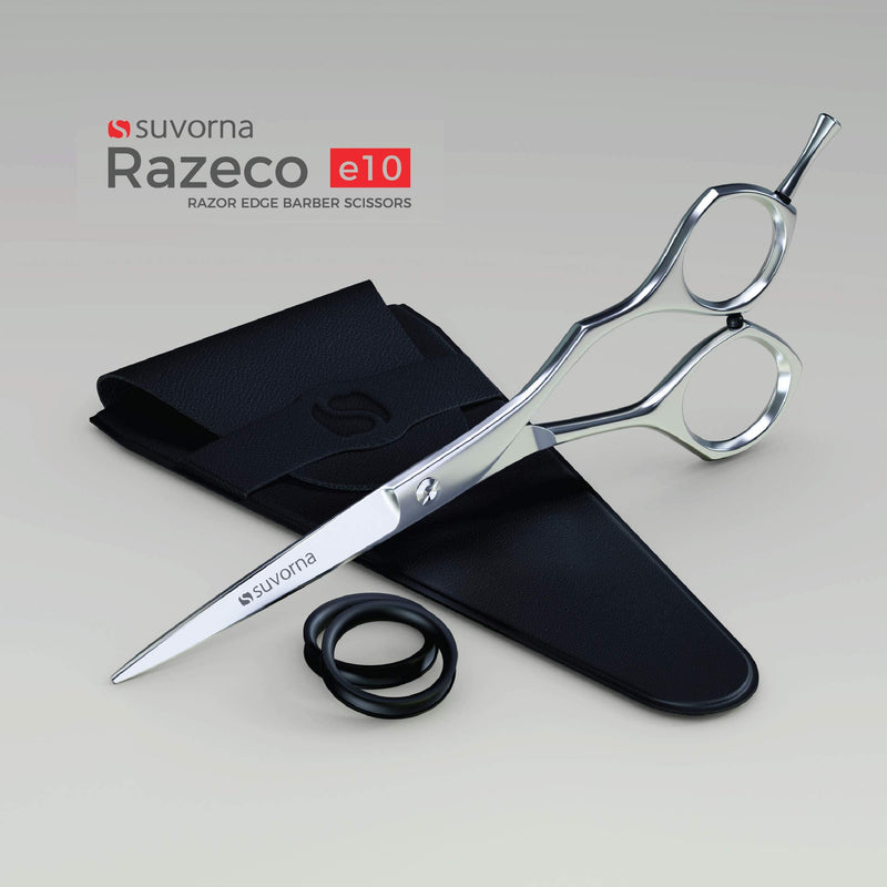 [Australia] - Suvorna Professional Hairdressing Scissors 6 inch Razeco E10 Hair Scissors For Women, Precision Barbers Scissors For Hair Cutting, Sharp Scissor Blades, RightHand Hairdressers Scissors for Men & Kids. 1 Count (Pack of 1) 