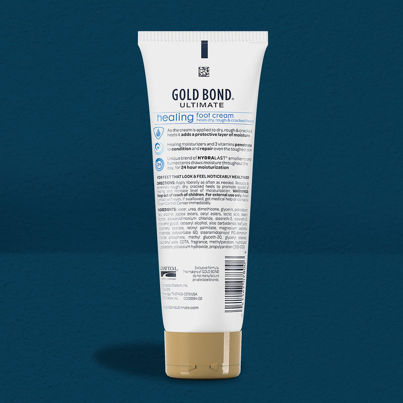 [Australia] - Gold Bond Ultimate Healing Foot Cream with Aloe 4 oz. (Pack of 4), Heals Dry, Rough Heels 4 Ounce (Pack of 4) 