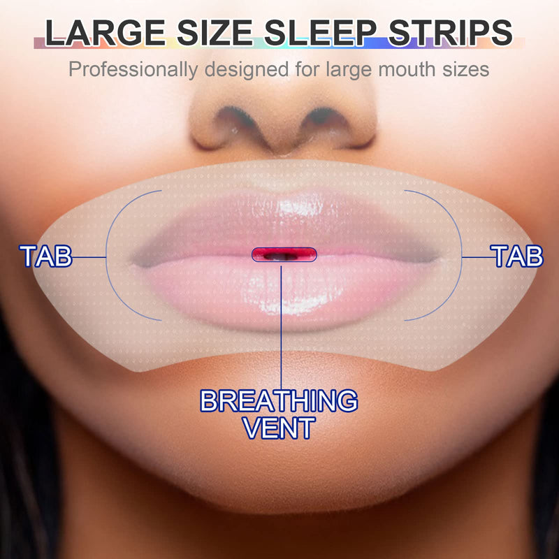 [Australia] - Mouth Tape for Sleeping-60Pcs Sleep Strips-Advanced Gentle Mouth Tape Devices Help Train Nasal Breathing,Promote Better Nighttime Sleeping 
