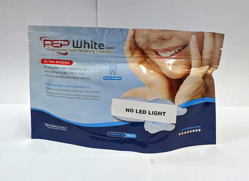 [Australia] - PepWhite Ultra - Super Strong Teeth Whitening (3 x Gel Refill + Mouth Tray Only) 4 Piece Set 