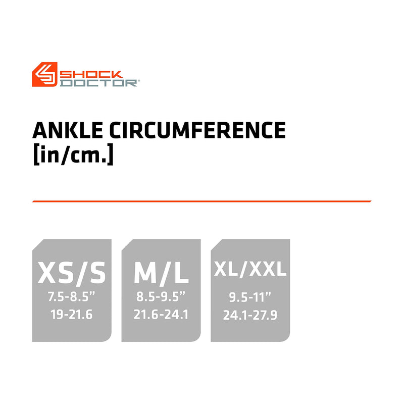 [Australia] - Shock Doctor 894-01-05 Ultra Laceless Ankle Brace w/Flex-SPRT Stays and Fig 8 Straps Black Adult-XS/S X-Small/Small 